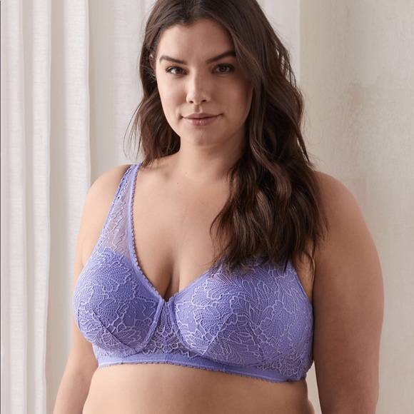 Lavender lace bralette - Picture 2 of 5